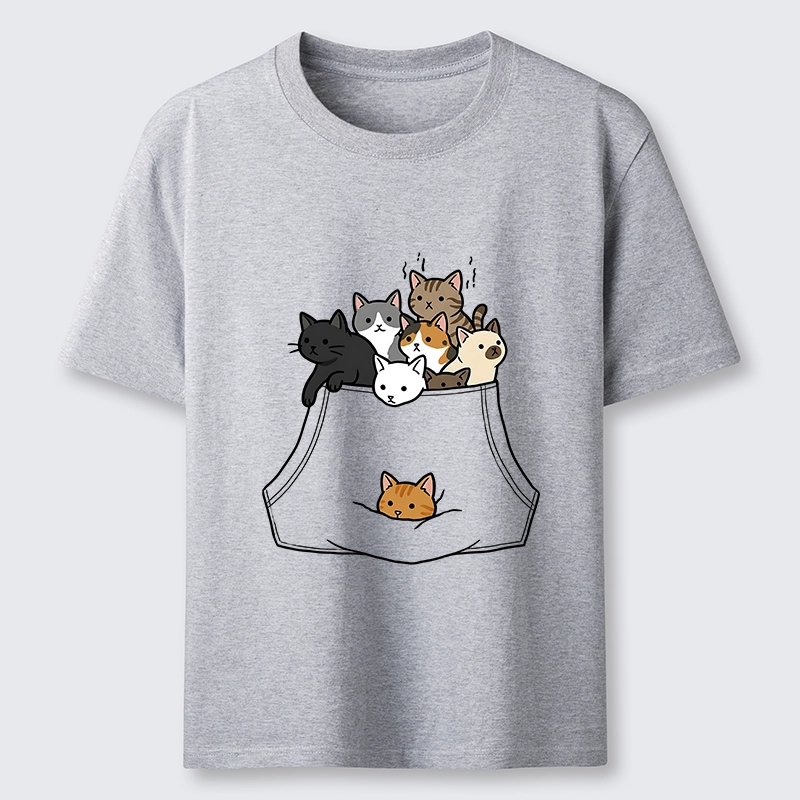 Magmoo Cats With Pockets Full Classic T-Shirt-Magmoo