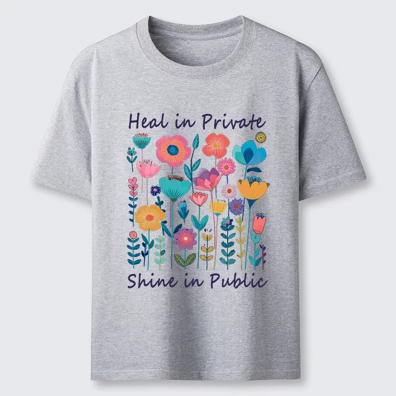 Magmoo Wildflower Growth:The "Heal & Shine"Aesthetic Classic T-Shirt-Magmoo