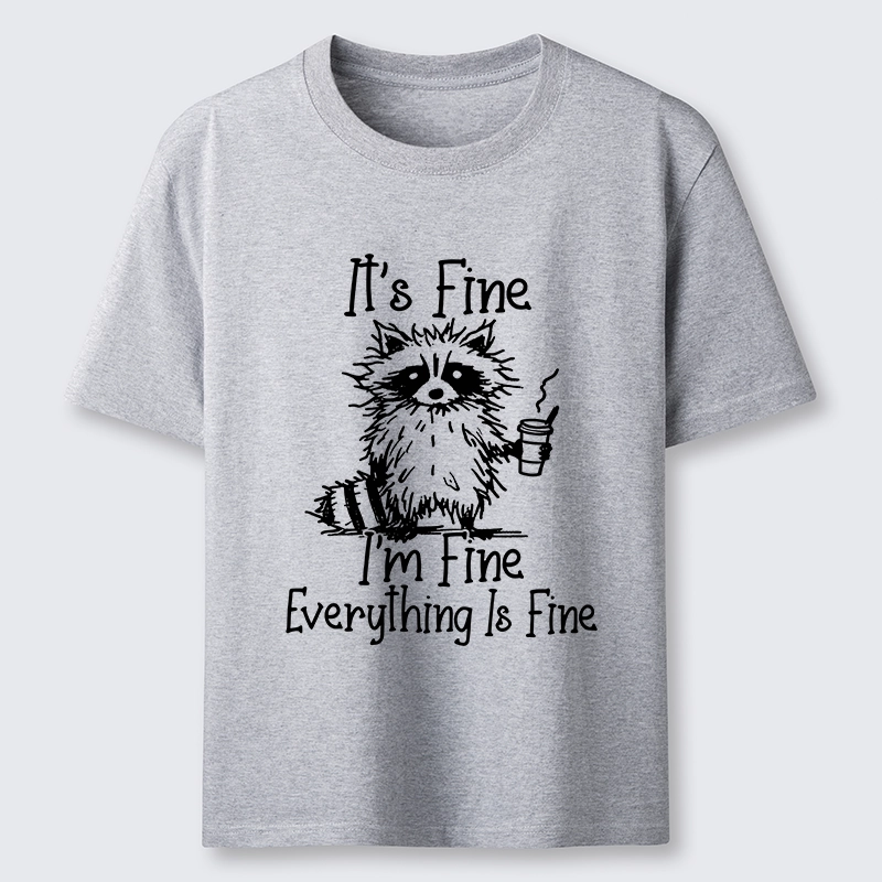 Magmoo Raccoon Fine Meme Classic T-Shirt