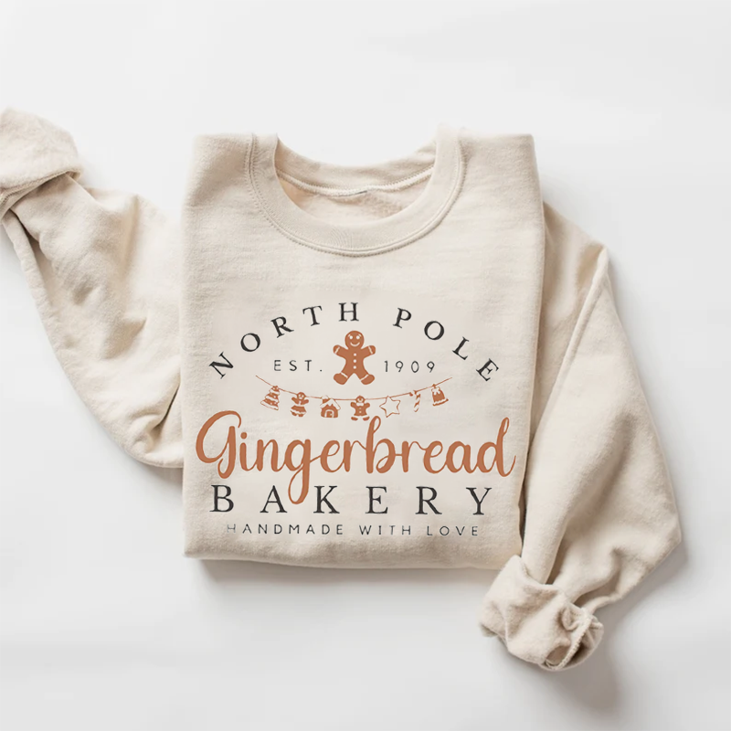 Comfort Colors Gingerbread Bakery Sweatshirt-Magmoo