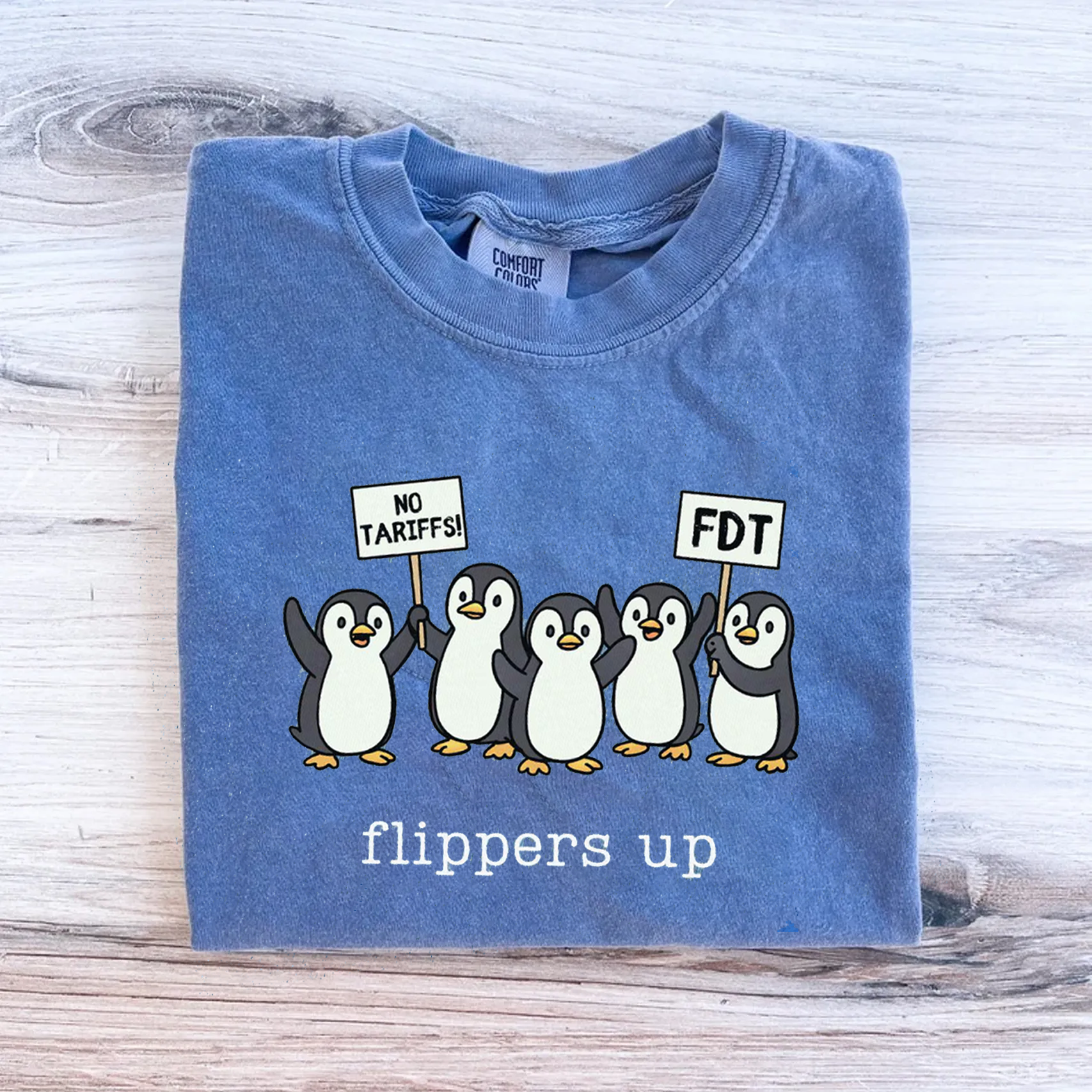 Penguins Resist T-shirt-Magmoo