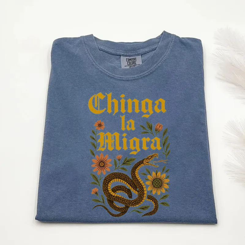 Chinga La Migra T-shirt-Magmoo