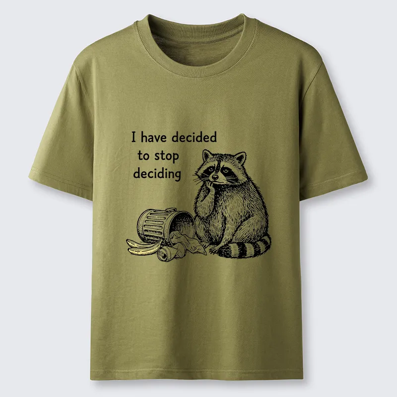Magmoo Raccoon Stops Making Choices Classic T-Shirt