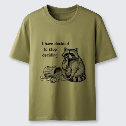 Magmoo Raccoon Stops Making Choices Classic T-Shirt