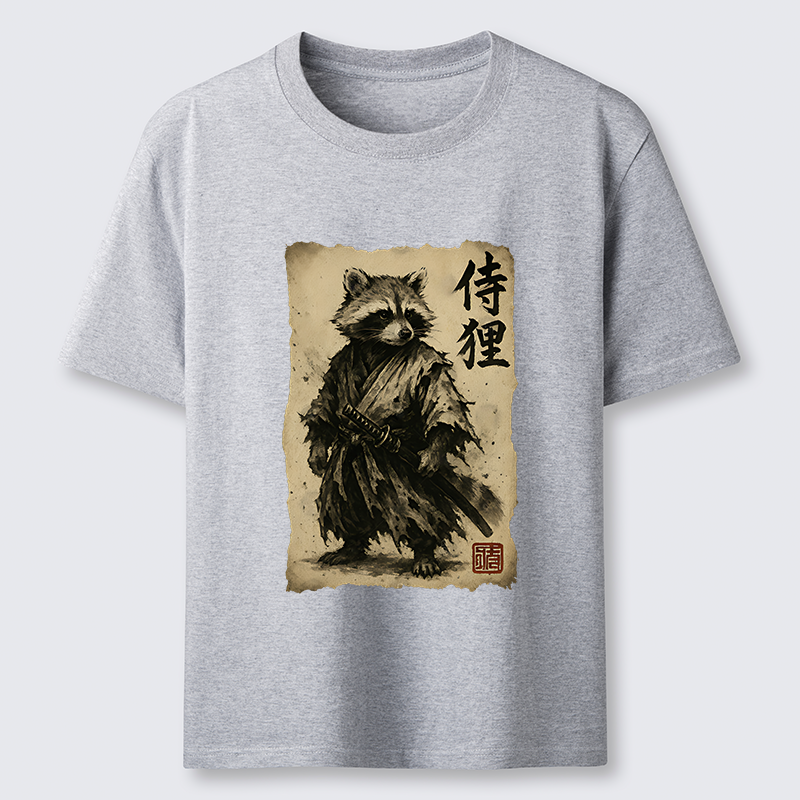 Magmoo Retro Raccoon Samurai Classic T-Shirt