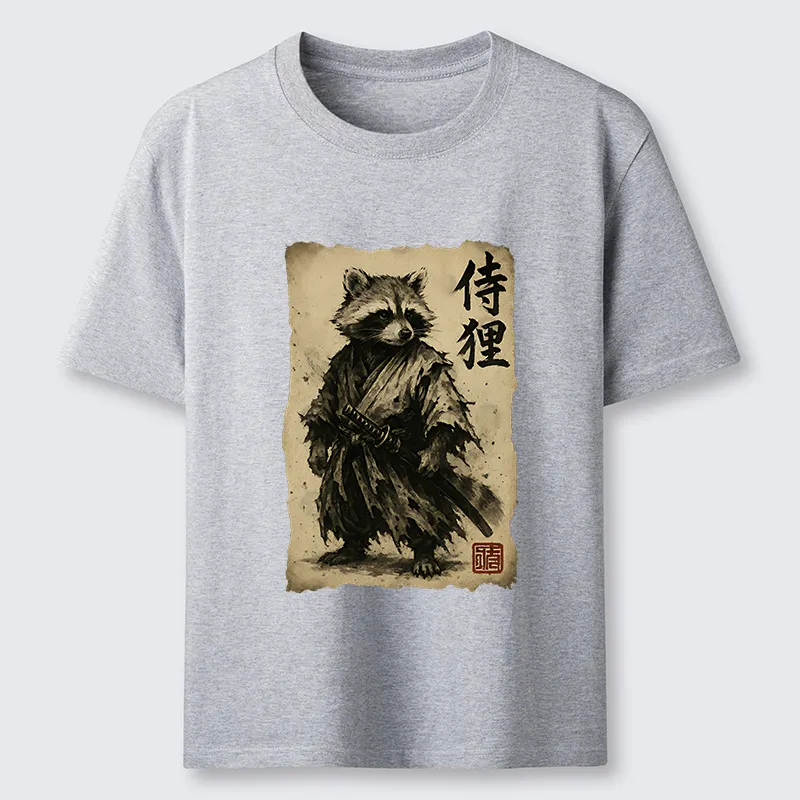 Magmoo Retro Raccoon Samurai Classic T-Shirt