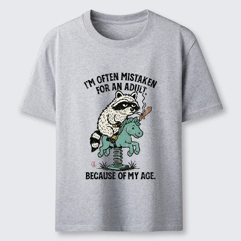 Magmoo funny Raccoon and Horse meme Classic T-Shirt