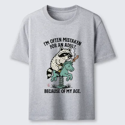 Magmoo funny Raccoon and Horse meme Classic T-Shirt