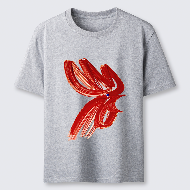 Magmoo Calligraphy Art Chicken Classic T-Shirt-Magmoo