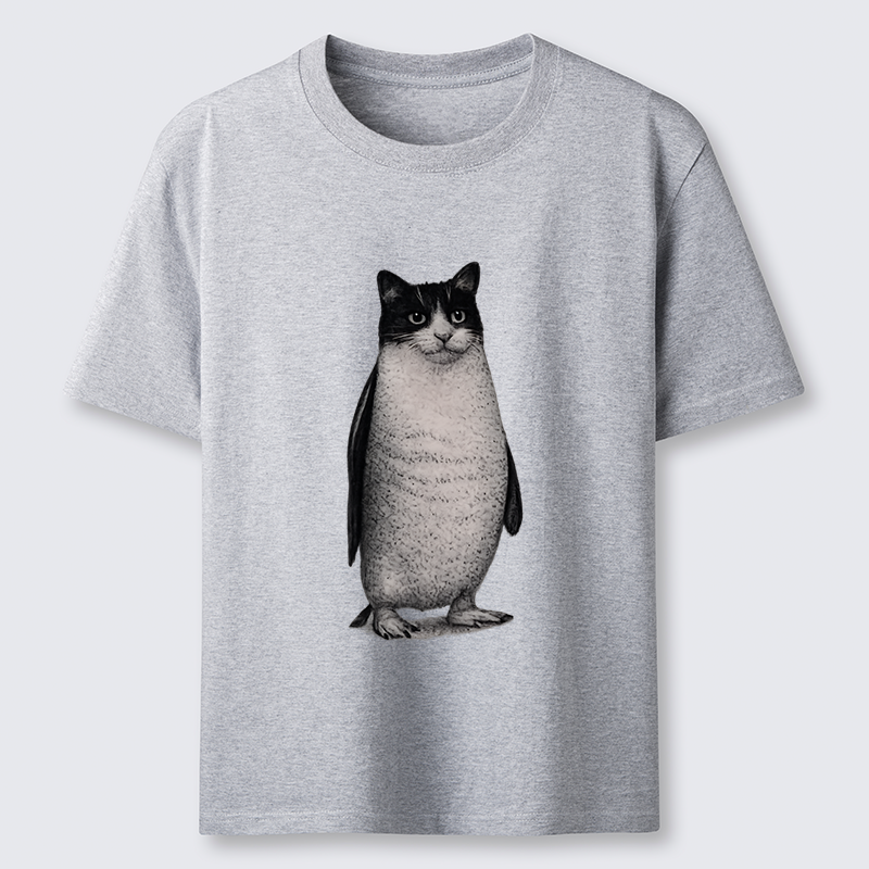 Magmoo Penguin Cat Classic T-Shirt-Magmoo