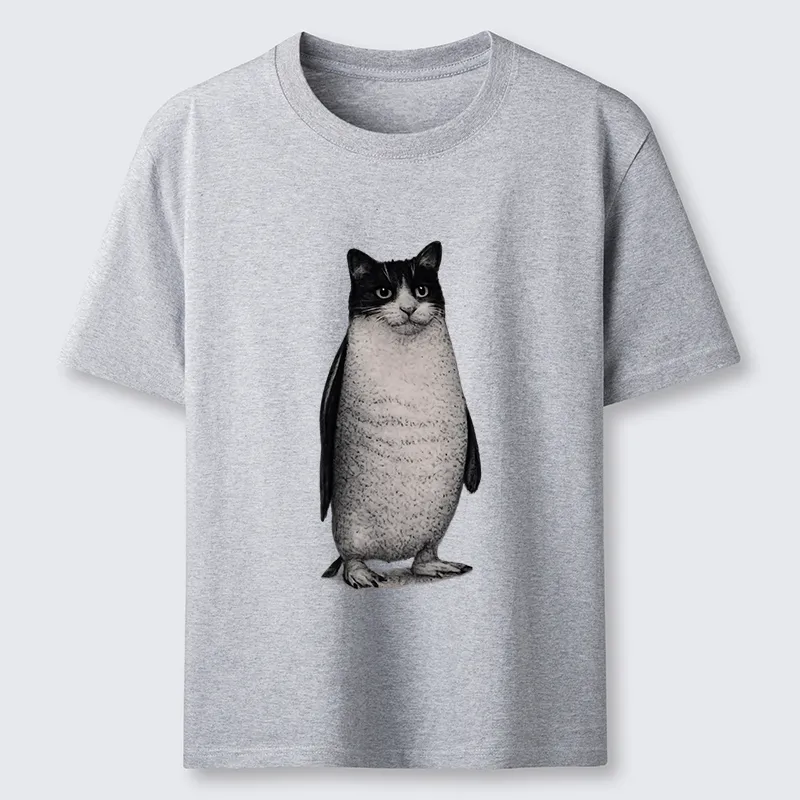 Magmoo Penguin Cat Classic T-Shirt-Magmoo