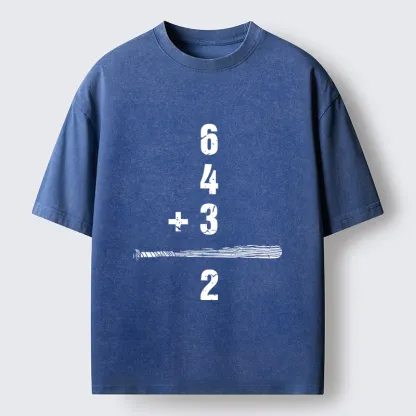 Magmoo Baseball Double Kill Washed T-Shirt-Magmoo