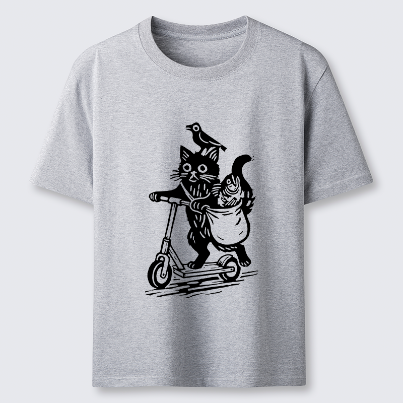 Magmoo Cat Skateboarding Japan Classic T-Shirt-Magmoo
