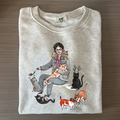 Will with Cats Funny TV Show Shirt/Sweatshirt-Magmoo