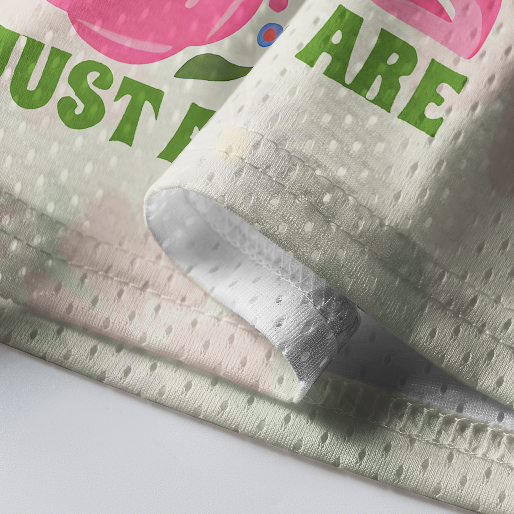 Magmoo "You Are Enough" Self-Love Floral Mesh Jersey-Magmoo