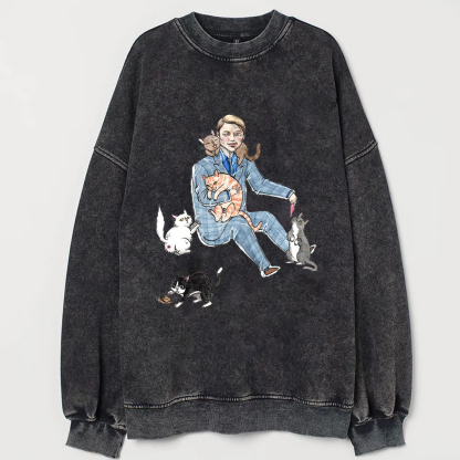 Horror TV Lecter with Cats Shirt/Sweatshirt-Magmoo