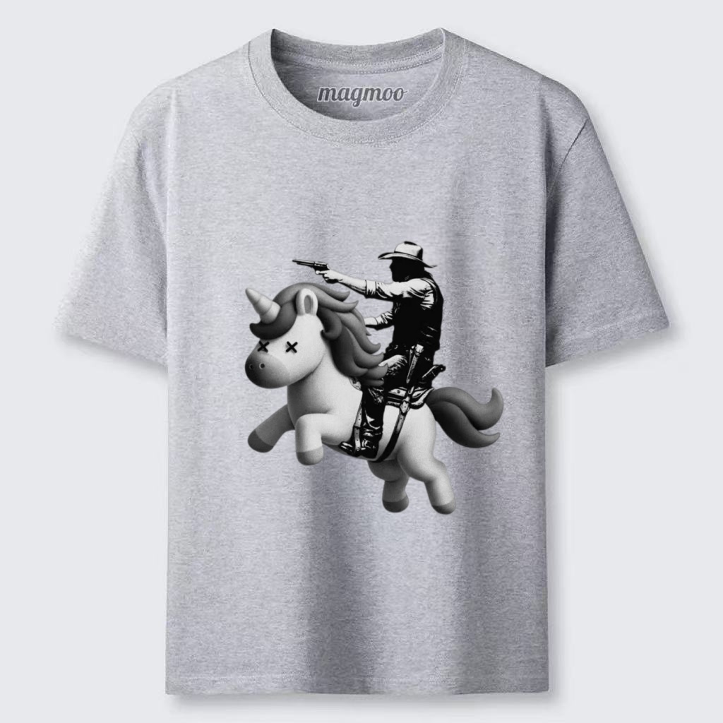 Magmoo Cowboy and Unicorn T-shirt
