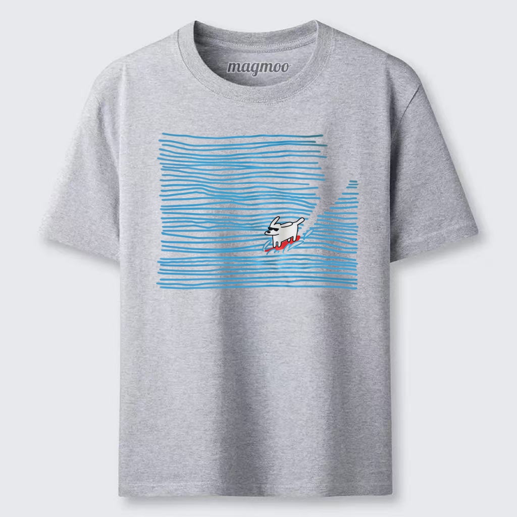 Magmoo Wave Surf Dog T-shirt
