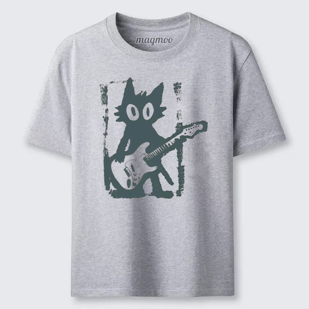 Magmoo Rock Star Cat Classic T-shirt