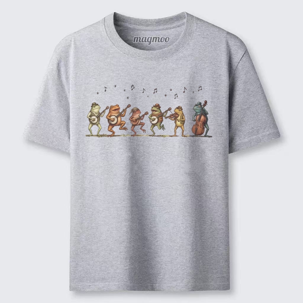 Magmoo Retro Bluegrass Frog Band Classic T-shirt