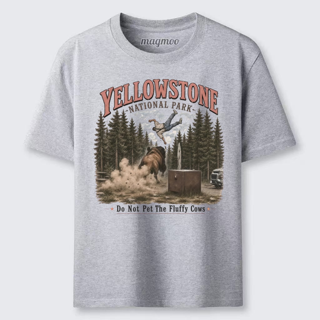 Magmoo Yellowstone Do Not Pet The Fluffy Cows Classic T-shirt