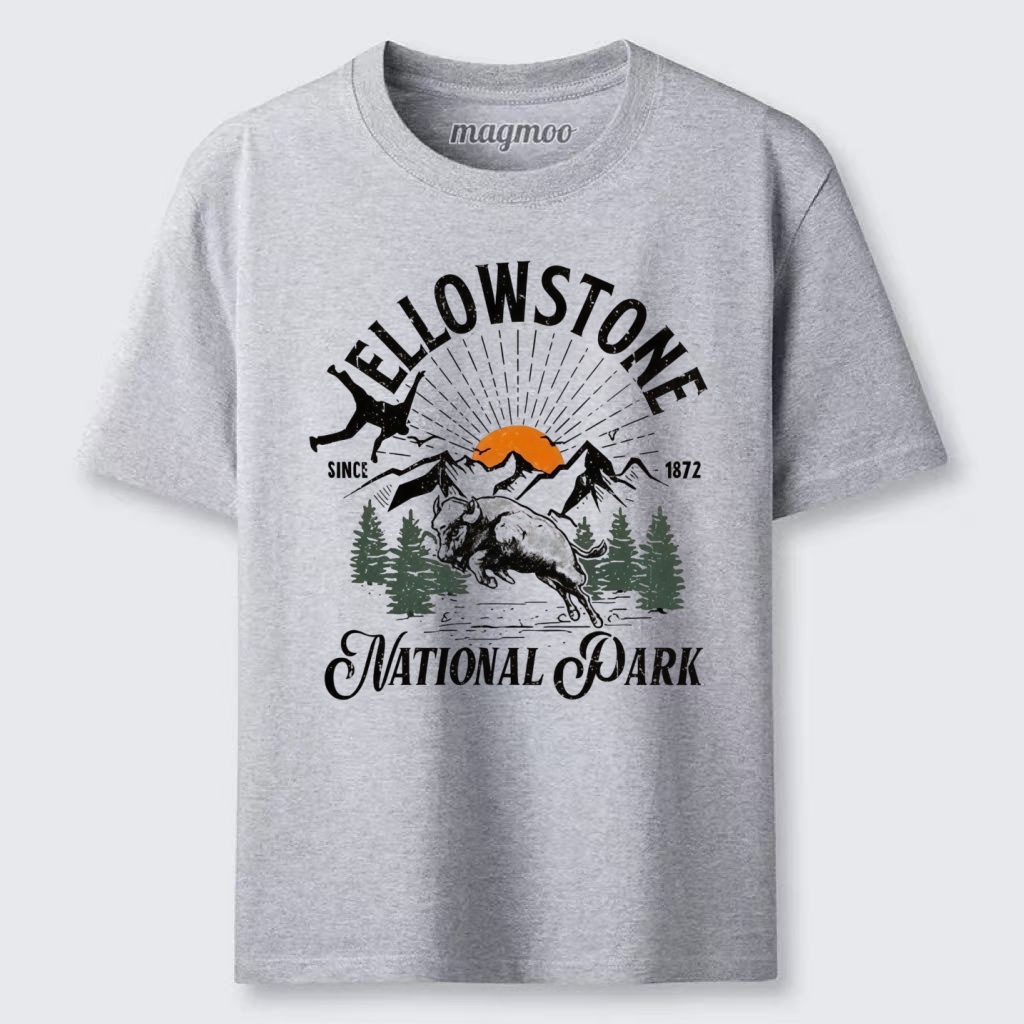 Magmoo Bison Yellowstone National Park Classic T-shirt