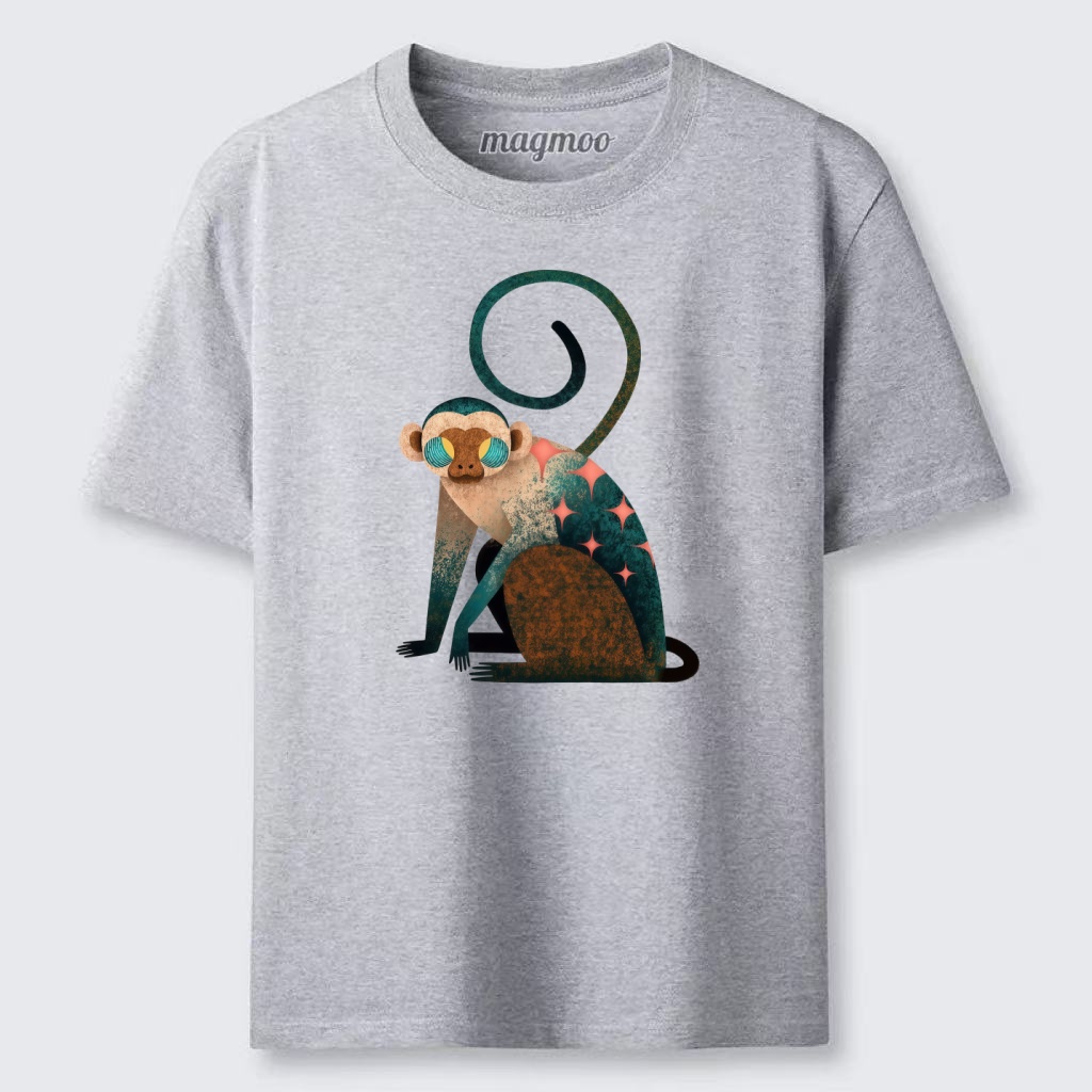 Magmoo Retro Star Monkey Classic T-shirt