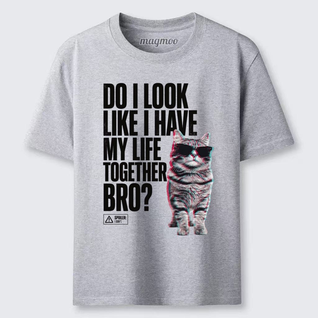 Magmoo Sarcastic Cool Cat Meme Classic T-shirt