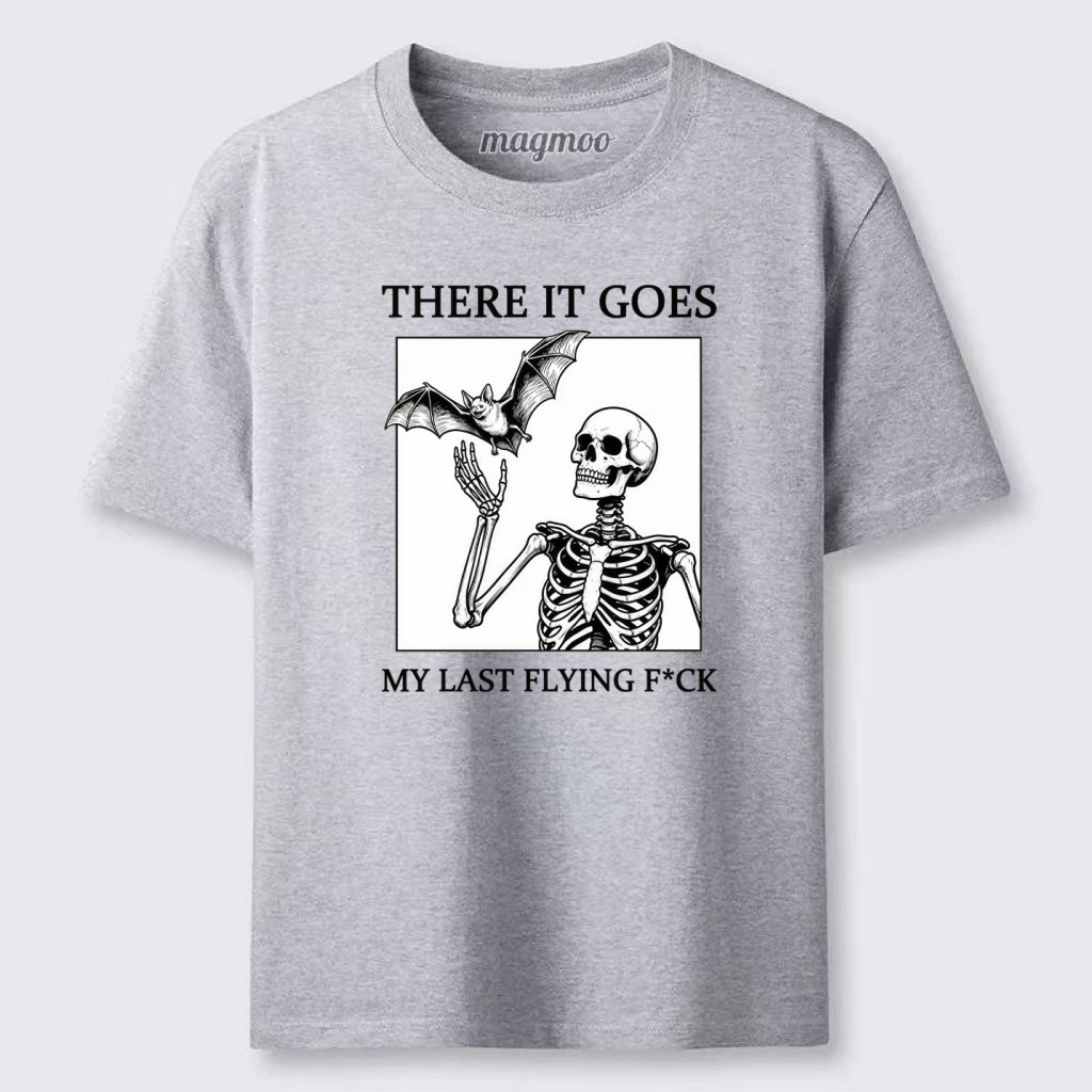 Magmoo Funny Skeleton Bat Meme Classic T-shirt