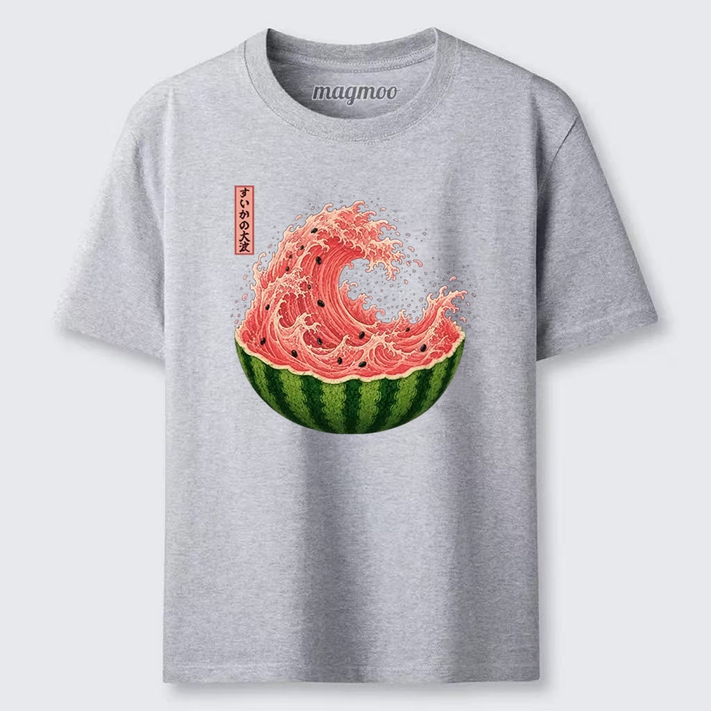 Magmoo Watermelon Wave Summer Ukiyo Art Classic T-shirt