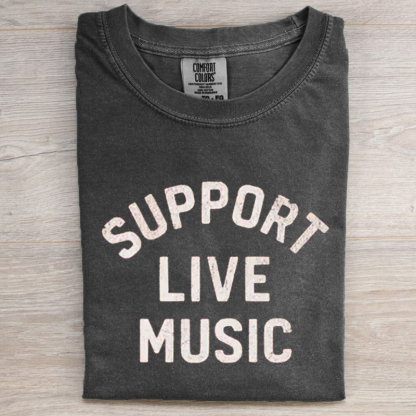 Support Live Music T-shirt-Magmoo