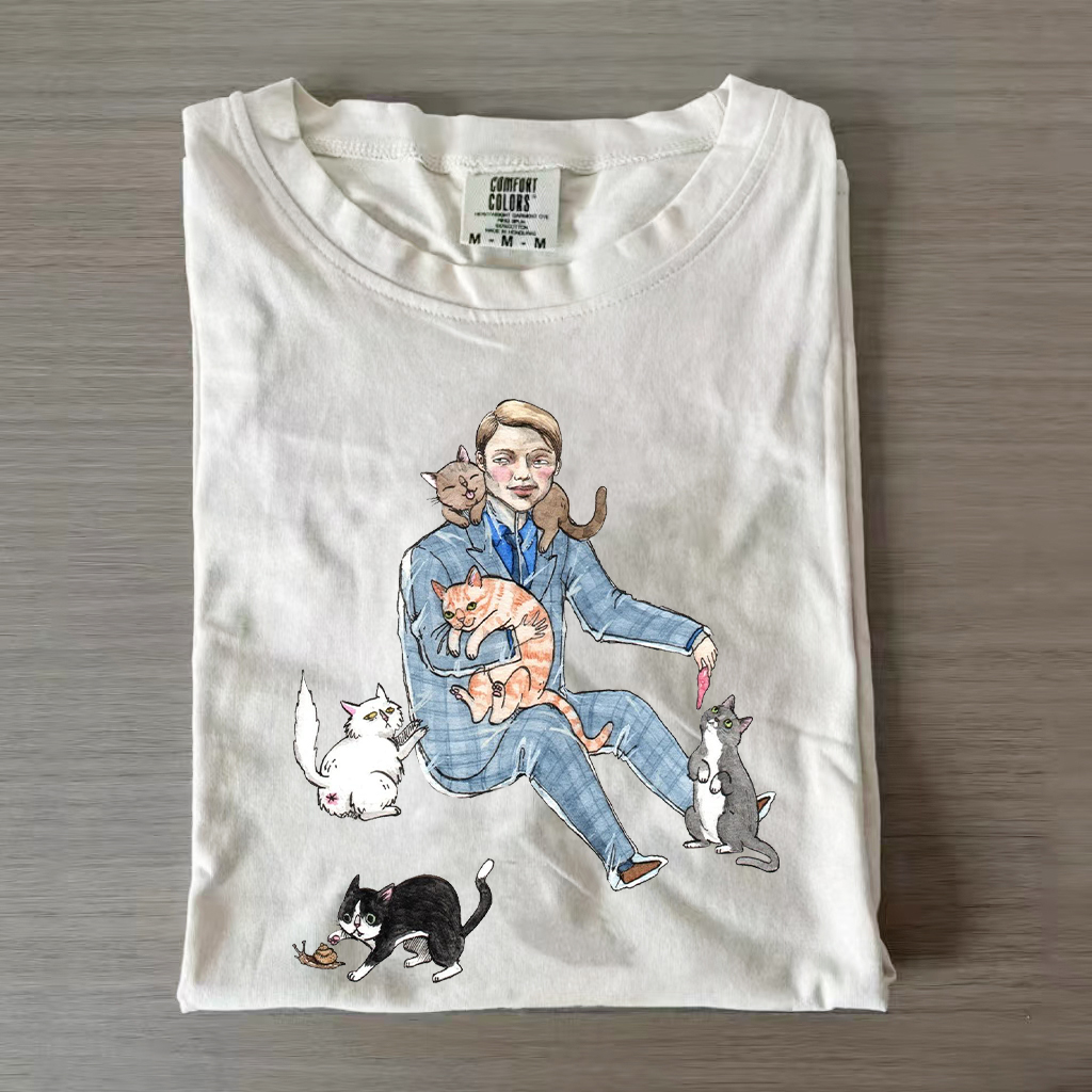 Horror TV Lecter with Cats Shirt/Sweatshirt-Magmoo