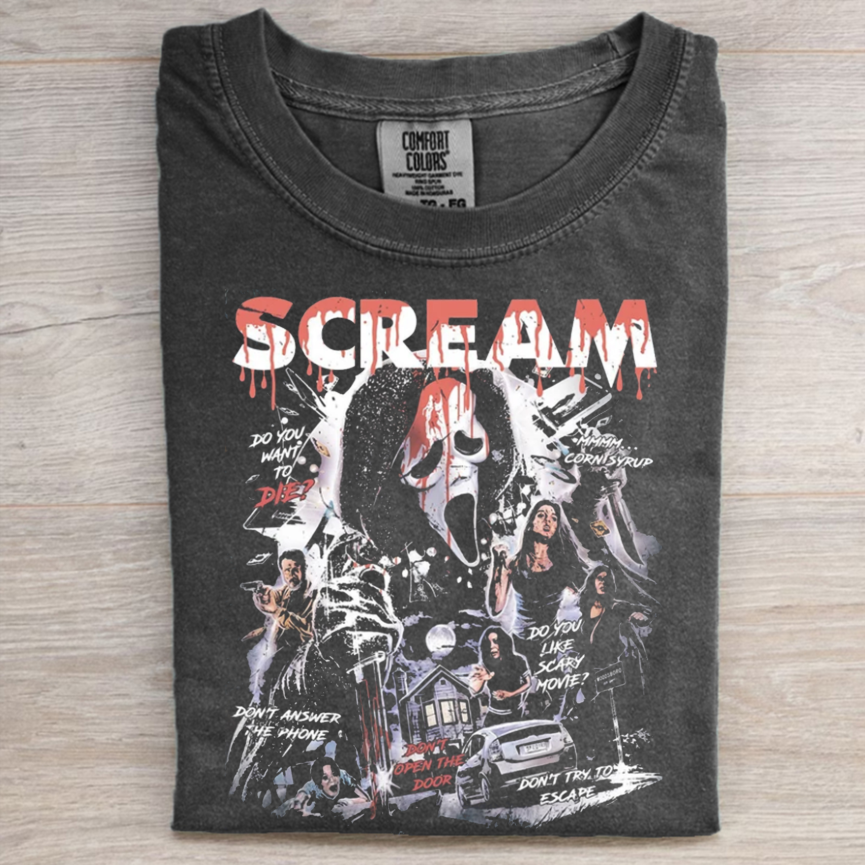 Scream Vintage Halloween T-Shirts-Magmoo