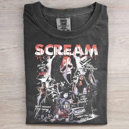 Scream Vintage Halloween T-Shirts-Magmoo