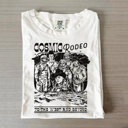 Cosmic Rodeo Space Cowboy T-shirt-Magmoo