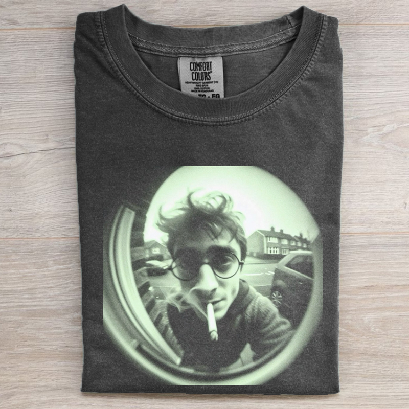 Retro Funny Movies Graphic T-shirt-Magmoo