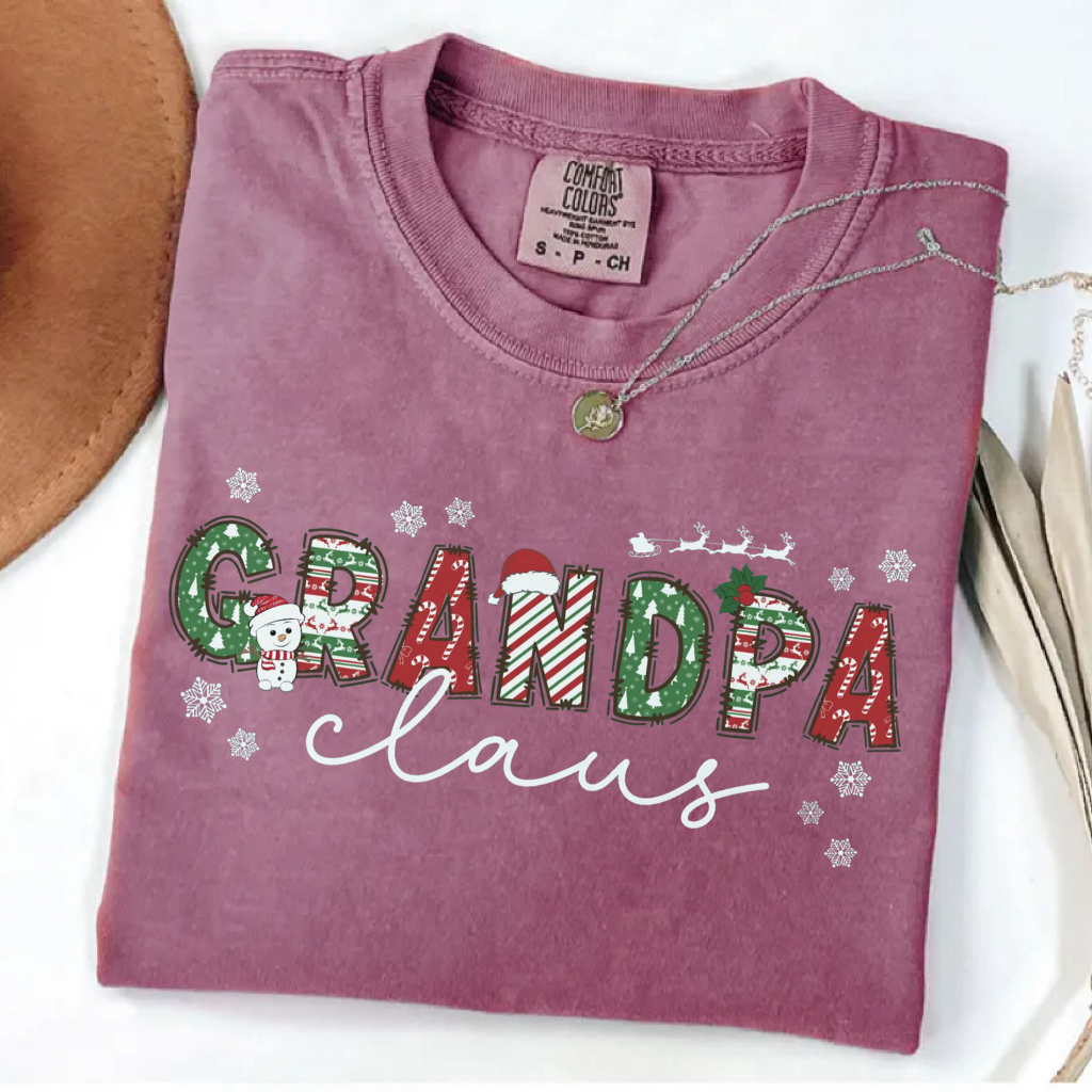 Comfort Colors Family Christmas T-shirt