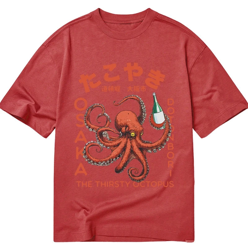 Magmoo Octopus Drinks Soju Classic T-Shirt