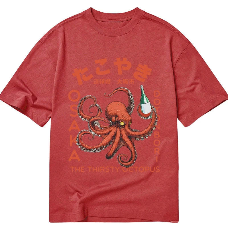 Magmoo Octopus Drinks Soju Classic T-Shirt