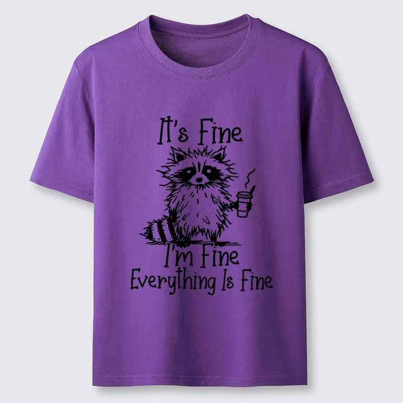 Magmoo Raccoon Fine Meme Classic T-Shirt