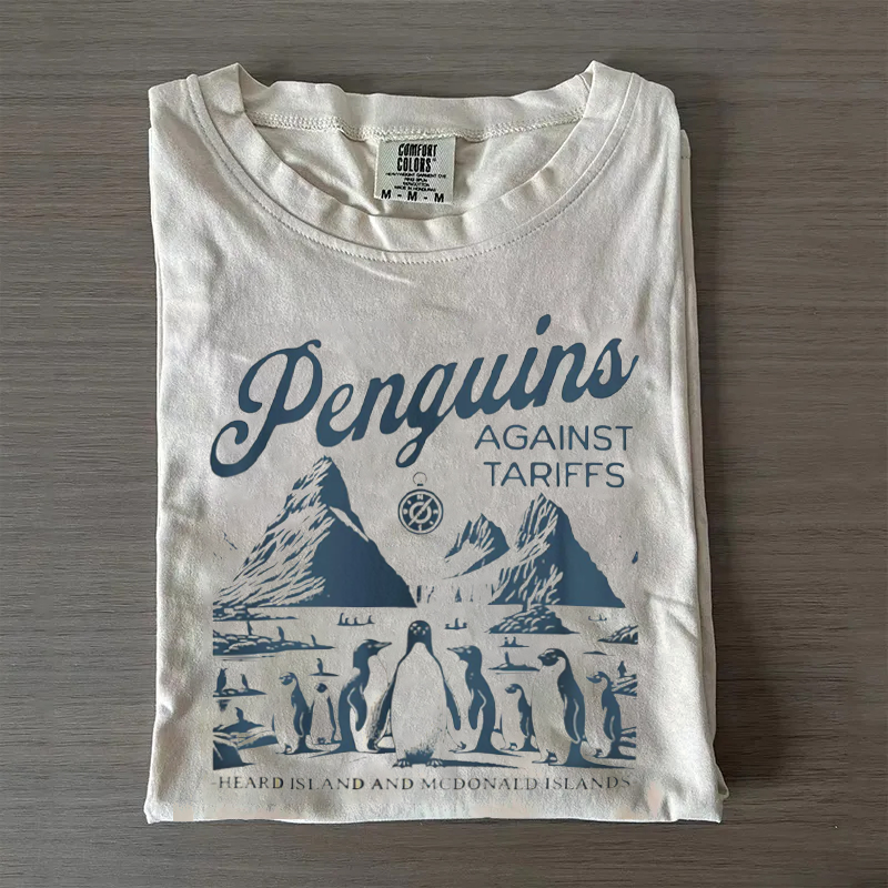 Penguins Resist T-shirt-Magmoo