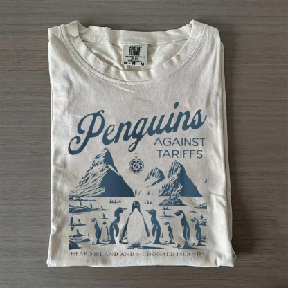 Penguins Resist T-shirt-Magmoo