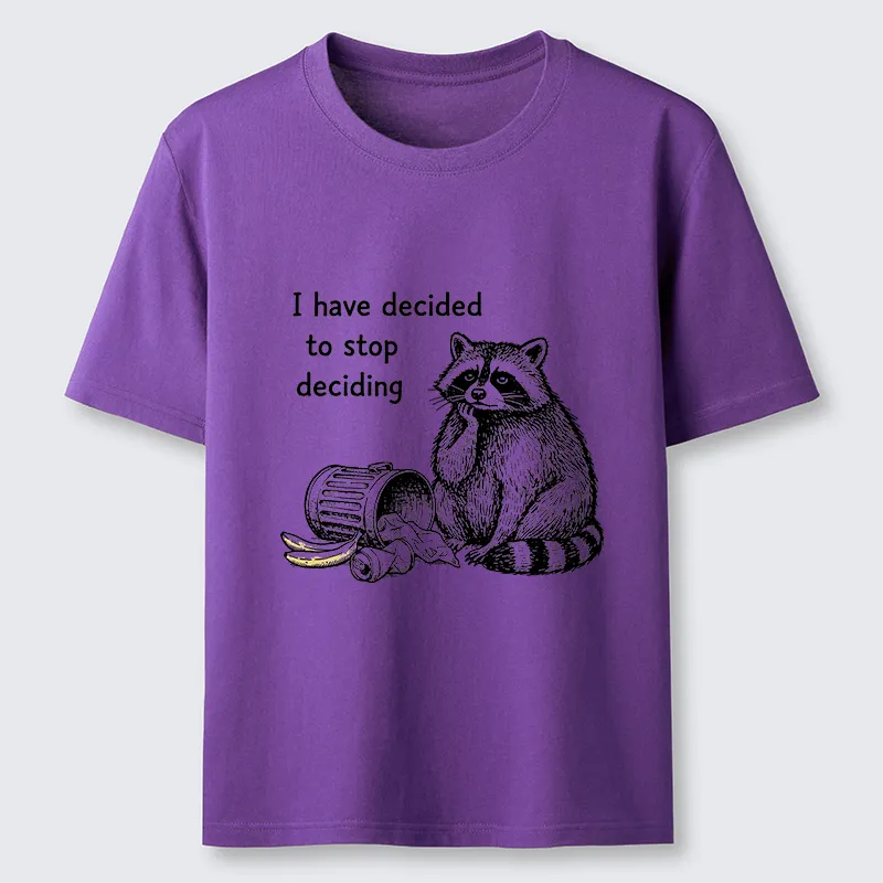 Magmoo Raccoon Stops Making Choices Classic T-Shirt