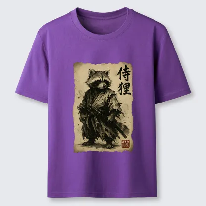 Magmoo Retro Raccoon Samurai Classic T-Shirt