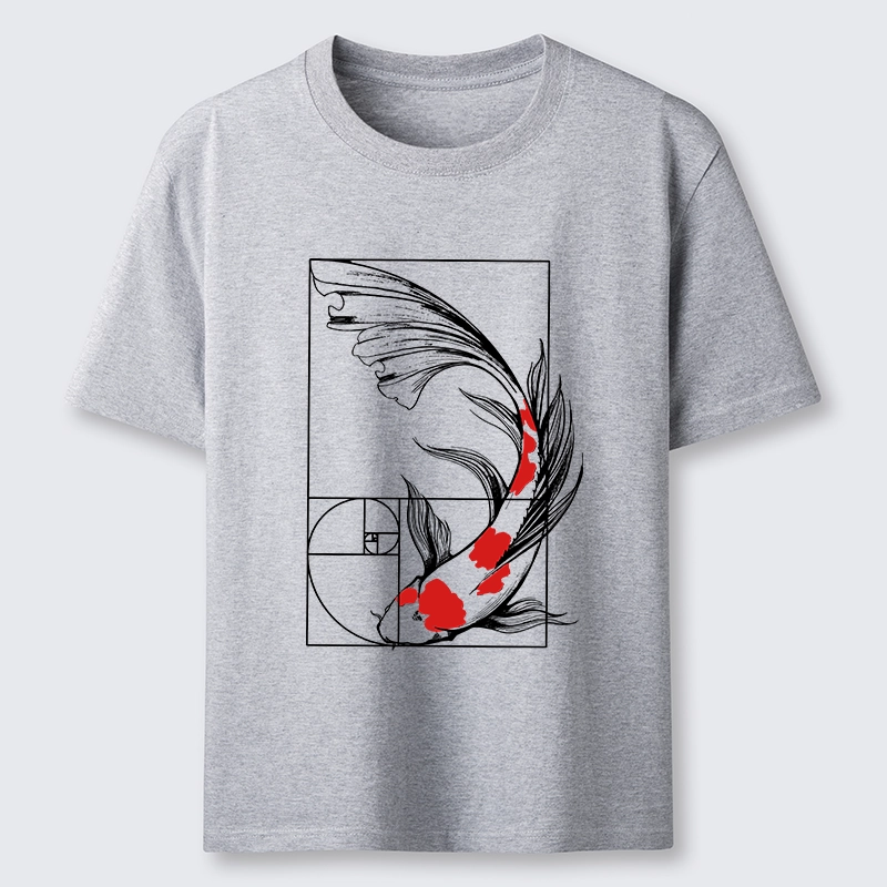 Magmoo Golden Ratio Koi Classic T-Shirt-Magmoo