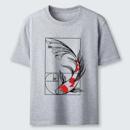 Magmoo Golden Ratio Koi Classic T-Shirt-Magmoo