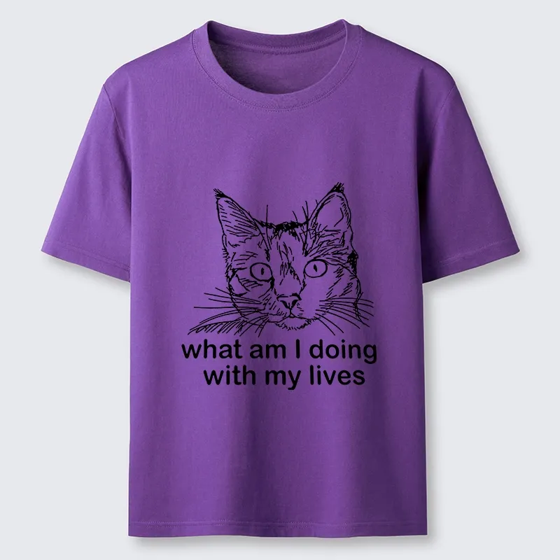 Magmoo Confused Cat Life Reflection Classic T-Shirt