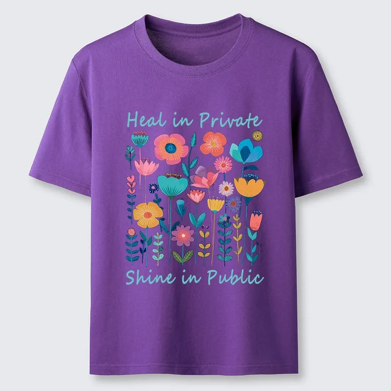 Magmoo Wildflower Growth:The "Heal & Shine"Aesthetic Classic T-Shirt-Magmoo