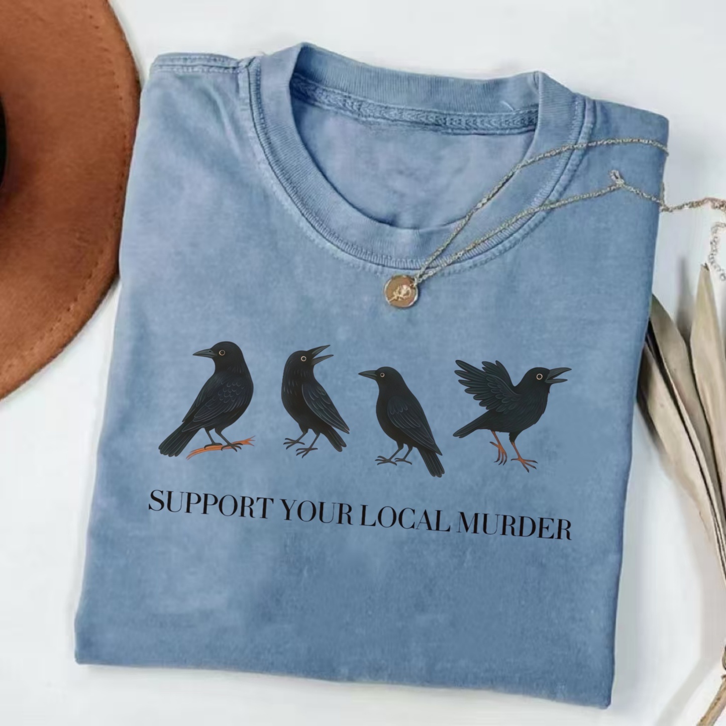 Magmoo Support Your Local Murder T-shirt