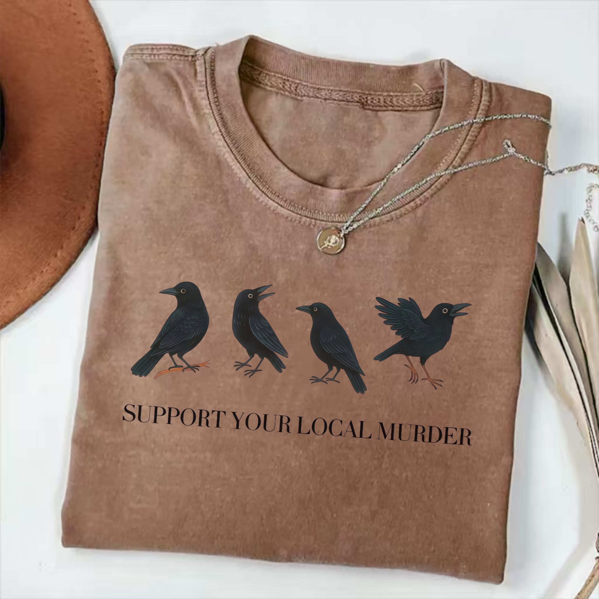 Magmoo Support Your Local Murder T-shirt